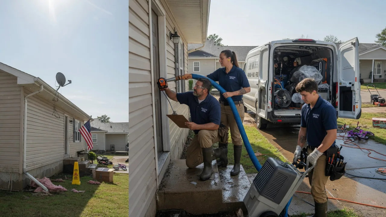 Ceiling Water Damage Restoration in Clarksville, VA near me
